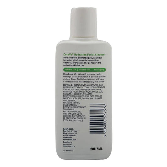 Cerave Hydrating Facial Cleanser For Normal To Dry Skin 87ml