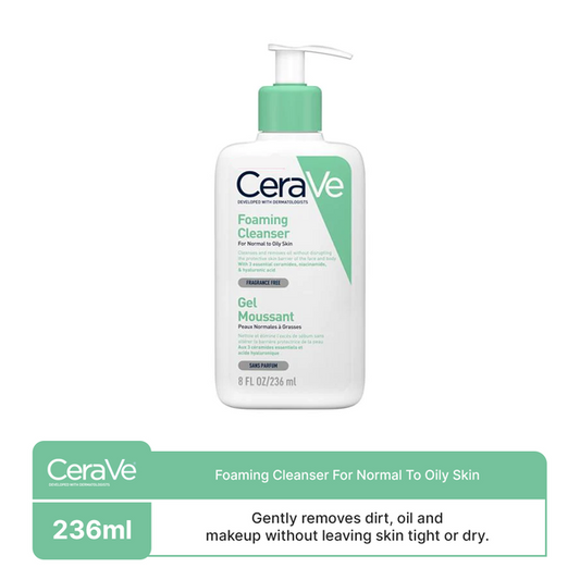CeraVe Foaming Cleanser For Normal To Oily Skin 236Ml