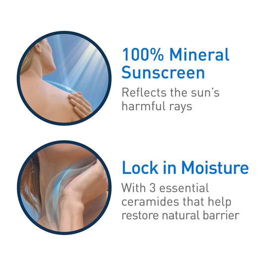 Cerave Hydrating Mineral Sunscreen Broad Spectrum SPF 50 Face 75ml