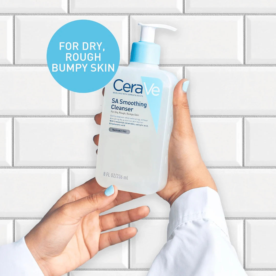 CeraVe Sa Smoothing Cleanser For Dry Rough Bumpy Skin 236Ml