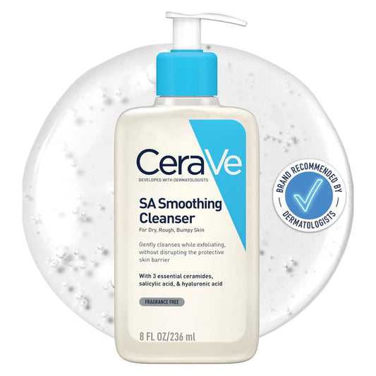 CeraVe Sa Smoothing Cleanser For Dry Rough Bumpy Skin 236Ml