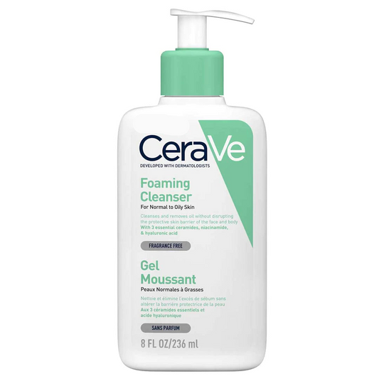 CeraVe Foaming Cleanser For Normal To Oily Skin 236Ml